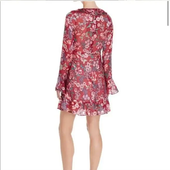 For Love & Lemons Dress Size S Gracie Mini Floral Flutter Flare Ruffle Silk  NEW is available for purchase on au PAY Market - Imported Goods Online  Store Co.Ltd. | au PAY